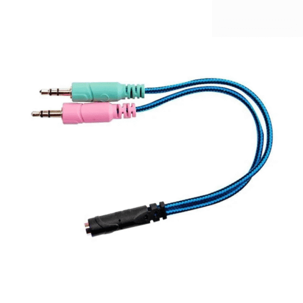 ADAPTADOR DE 3.5MM A MICROFONO Y AURICULAR