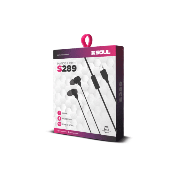 AURICULAR SOUL S289 TIPO C