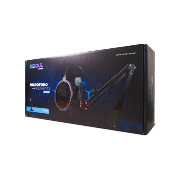 MICRÓFONO CON SOPORTE SOUL XMIC450